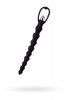 A-TOYS, Anal Vibration Chain, Silicone, Black, 32,7 cm